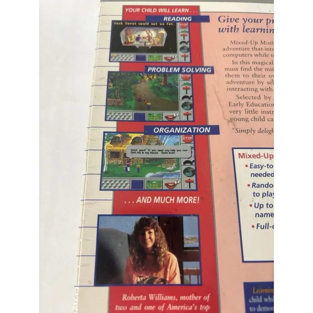 Roberta Williams' Mixed-Up Mother Goose, 1991, Big‎ Box, New & Sealed
